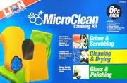 Lion Car Care Gift Pack 6 Piece Cleaning Kit Sponge Chamois Brush Cloths
