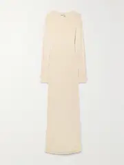 [KHAITE] KHAITE - Bayra Stretch-jersey Maxi Dress - Off-white - small small Off-white