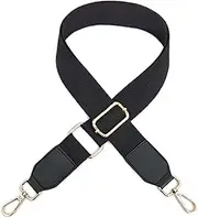 [Beacone] Wide Purse Strap Adjustable Canvas Replacement Crossbody Handbag Shoulder Bag Strap