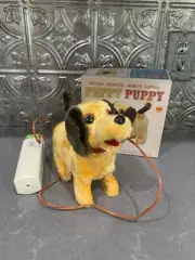 Vintage Starco Preppy Puppy Barks Walks Wags Tail “new” In Box.