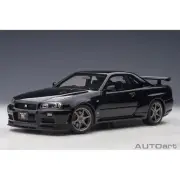 1:18 Nissan Skyline GT-R R34 V-Spec II by AUTOart in Black Pearl 77407 Model Car