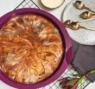 NEW Tupperware Round Form Silicone 2.5L Cake Quiche Pie Bake 26x5cm HUGE Pies!