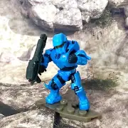 Mega Construx Halo Infinite Spartan FRED-104 Blue Action Figure New UNSC