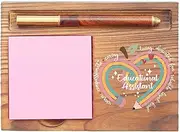 Educational Assistant Sticky Note Holder, Inspirational Gift for Educational Assistants, Teachers, Classroom Desk Organizer, Appreciation Gift for Back-to-School or Graduation EDP175