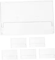 6pcs Tape Monitor Stand Display Cabinet Display Case Plastic Cassette Cases Recording Cassette Cases Plastic Cassette Tape Case Recording Cassette Boxes Transparent Abs