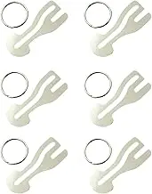 2/4/6 Pcs Aussie Portable Stainless Steel Metal Shopping Trolley Tokens Master Key for Men Women Grocery Shopping Cart Trolleys