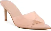 [Shion ShaaYii] Women Clear Pointed Toe Sandals Stiletto Heels Transparent Strap High Heels Slip on Mules for Women