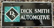 DICK SMITH AUTOMOTIVE LICENSE PLATE METAL NEW