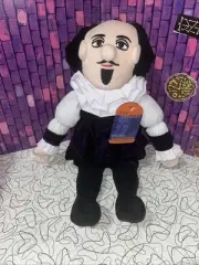 William Shakespeare Little Thinker 14” Plush Tags Unemployed Philosophers Guild