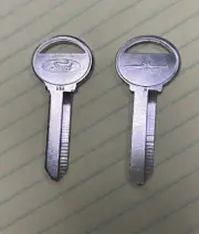 2x Thunderbird Key Blank set T-Bird Tbird 65 66 67 Ford Trunk Glove box 68 69