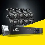 UL-Tech CCTV Security System 8CH DVR 8 Cameras 2TB Hard Drive