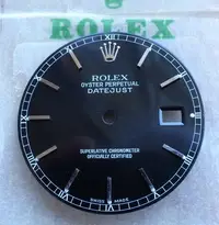 在飛比找Yahoo!奇摩拍賣優惠-勞力士 ROLEX 原裝黑面盤，未翻修，適用3035 313