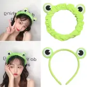 Coral Fleece Spa Headband Cartoon Wrist Towel Cute Makeup Headband Woman Girls