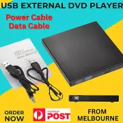 External Drive USB Burner CD RW DVD ROM Reader Writer For Mac & Window Melbourne