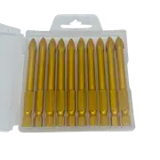 8mm Tile Drill Bits - 10 Pieces