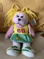 Beanie Kids Collectables - PIVOT THE NETBALLER BEAR GD- 17.10.07 - Original Tags