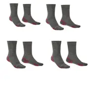 [Bridgedale] Hike Lightweight Merino Performance Socks (Grey) - XL