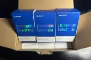 ELEGRP Slide Dimmer Light Switch for 300W LED/CFL Lights 6 Pack DM19-WH6