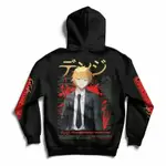 連帽衫動漫電鋸人 DENJI V2 HOODIE MEN 免費海報電鋸人 A4