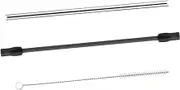 Tofficu 1 Set Coffee Machine Hose and Tube Brush Kit Espresso Attachment for Frothing Milk Compatible with Bosch and Machines Deep Grey