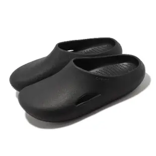 【Crocs】拖鞋 Mellow Recovery Clog 男鞋 女鞋 黑 全黑 麵包克駱格 回彈 厚底 卡駱馳(208493001)