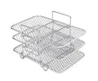 Air Fryer Grill Rack for Ninja Dual Air Fryer 304 Stainless Steel Multi Layer
