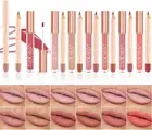 RoseFlower 12 Pcs Lip Gloss Lip liner Set Matte Long Lasting Non-Fading, Liqu...