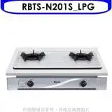 在飛比找遠傳friDay購物優惠-林內【RBTS-N201S_LPG】雙口內焰嵌入爐內焰爐鑄鐵