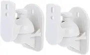 HOMSFOU 2 Sets of Speaker Wall Mount Racks Multiple Adjustment Brackets Craftsmanship for Home Bars Concerts