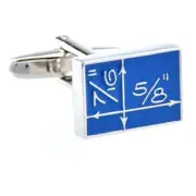Blueprint Architect Cufflinks Wedding Groom Father Dad Gift Box Free Ship USA