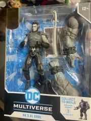 DC MULTIVERSE MCFARLANE RA’S AL GHUL FIGURE BUILD SOLOMAN GRUNDY SERIES GOLDLABE