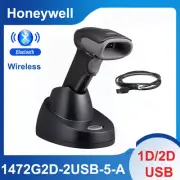 Honeywell Voyager XP 1472G2D-2USB-5-A Cordless 2D USB Barcode Scanner Reader Kit