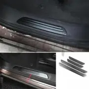 Steel Sill Protector Plate Fit For VW Touareg 2011-2018 Threshold Bar Door Black (for: Volkswagen)