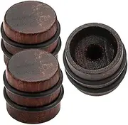 COSMEVIVI 3pcs Guitar Knob Guitar Knob Potentiometer Caps Replacement Tuners Gauges Tuner Acoustic Bass Volume Instruments Potentiometer Caps Replacement Wooden Coffee