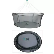 Fly Fishing Net Fish Landing Net Detachable Stainless Steel Frame And Soft Mesh