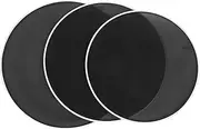 GREENADSCAPE 3 pcs Double Layer Mute Drum Heads Replacement Mesh Drum Skin Noise Reduction Durable Design for Practice Performance