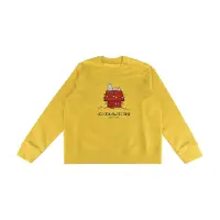 在飛比找momo購物網優惠-【COACH】COACH Peanuts Snoopy字母L