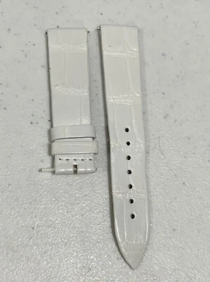 Jaeger Lecoultre Strap Ladies Reverso 16X 17 White Authentic