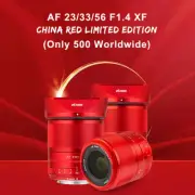 VILTROX 23mm 33mm 56mm F1.4 XF APS-C Portrait Lens Red For Fujifilm X Camera