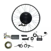 TDR 72V 3000W 80A Rear Rim Motor Electric Bike Conversion Kit for 26 Inch Wheel with LCD Display and Twist Throttle