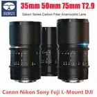 SIRUI 35mm 50mm 75mm T2.9 1.6x Anamorphic Lens DJI Canon Nikon Sony Fuji L-Mount