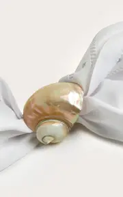 [Gohar World] Set-of-Two Shell Napkin Rings