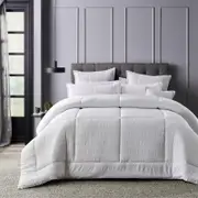 Porter Comforter White Single/double Bed With Pillowcase