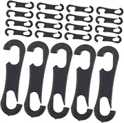 VINTORKY 500pcs Car Seat Hooks for Backrest Auto Seat Cover Clips Plastic Fixing Hooks for Car Seat Cushion Hanger