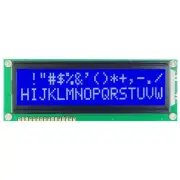 LCD Display 1602 2x16 Big Characters 5V 122*44MM Arduino Blue