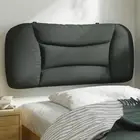 Dark Grey Fabric 90cm Headboard Cushion Soft Upholstered Bedroom Decor