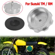 Billet Gas Tank Cap & Gasket For Suzuki TM RM 100 125 250 370 400 TM75 1973 1978