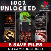 MORTAL KOMBAT PS2 | MEMORY CARD SAVES Armageddon Shaolin Monks Deadly Deception