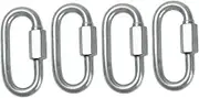 Mobestech Stainless Steel Adapter Chain Shackles Quick Link Size d Ring Shackles Set of 4
