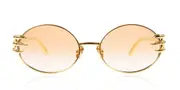 Anna-Karin Karlsson CLAW AVENTURE Gold Men's Sunglasses Gold Size 58